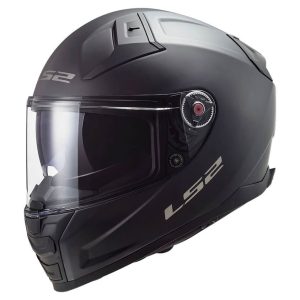 LS2 FF811 VECTOR II SOLID, MOTO ĶIVERE, melna matēta