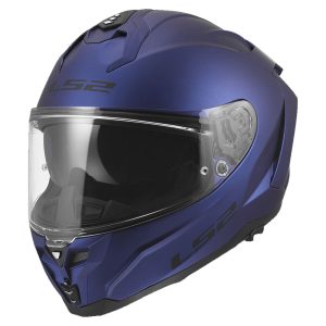 LS2 FF817 CHALLENGER II SOLID, MOTO ĶIVERE, matēta Navy Blue