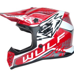 Moto ķivere bērnu WULFSPORT OFFROAD AIR-X sarkana