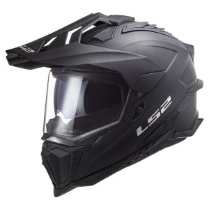 LS2 MX701 EXPLORER SOLID, MOTO ĶIVERE, melna matēta