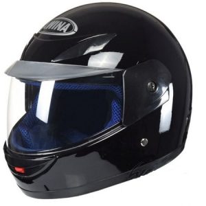 Bērnu moto ķivere MINI TN-8636, 47-48cm, Melna