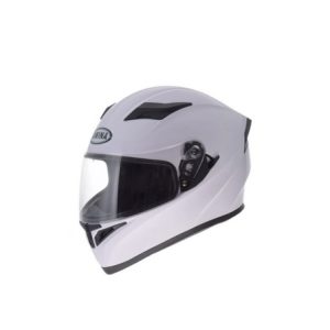Moto ķivere ar saulesbrillēm Awina Full Face, balta