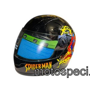 Moto ķivere bērnu Abiwa Helmets SPIDERMANN Melna 8899006